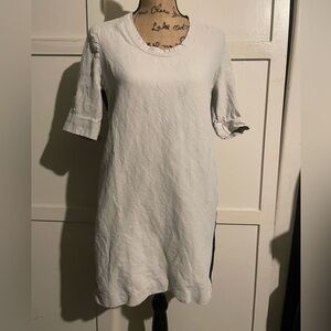 White Linen Bruuns Bazaar Dress